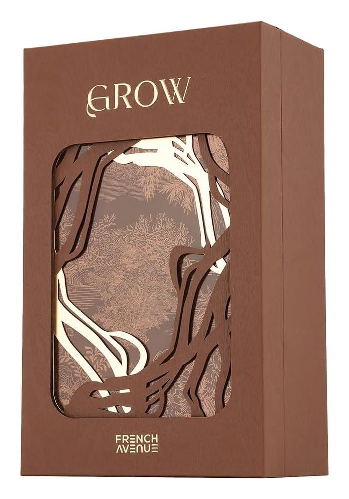French Avenue Grow Woody Gourmand Eau de Parfum for Unisex, 100ml - Sandalwood, Tonka & Vanilla - Image 5